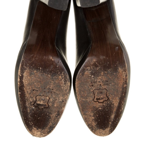 Stuart Weitzman Black Leather Pumps — size 8 — Classics! - Picture 5 of 6